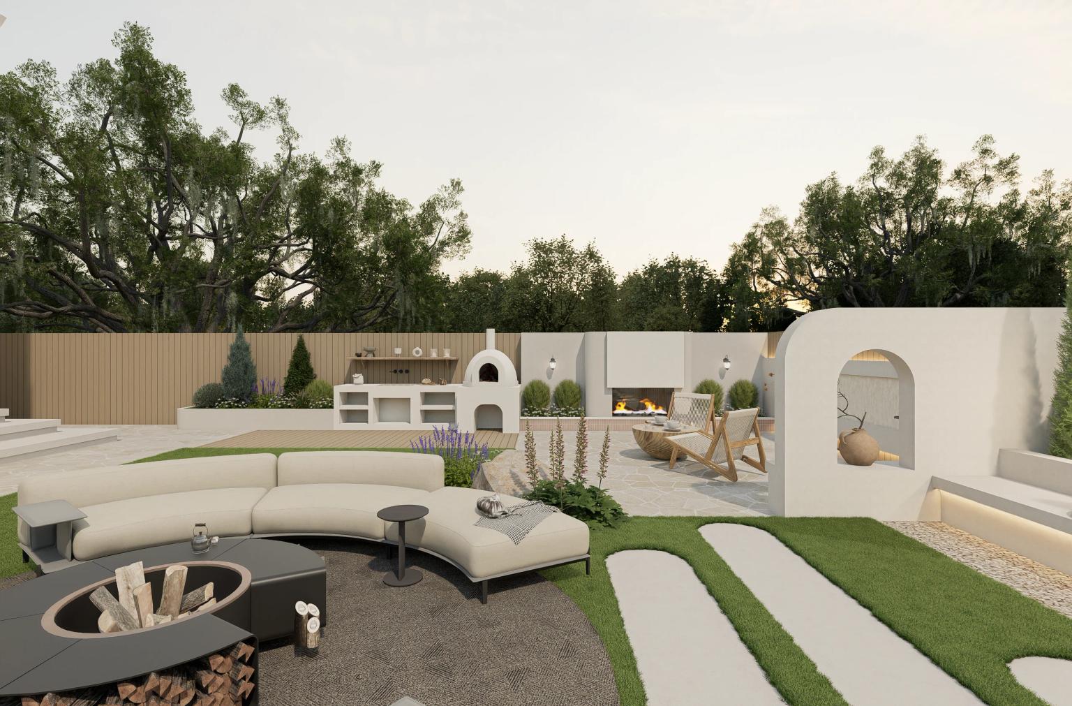 Modern Naturalism and Multi-Social Courtyard Design – Project parameters