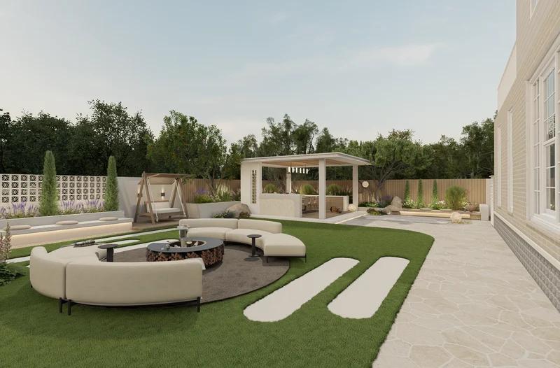 Modern Naturalism and Multi-Social Courtyard Design - 9