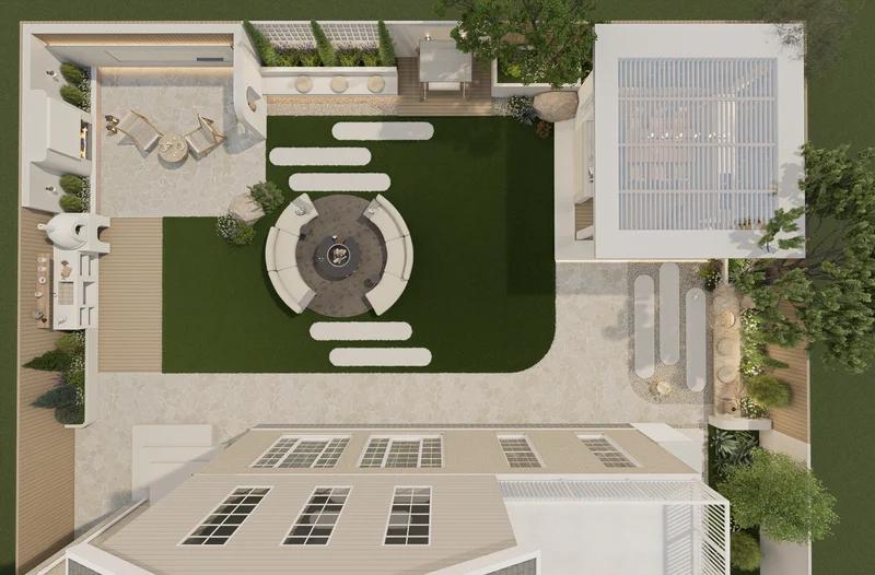Modern Naturalism and Multi-Social Courtyard Design - 12