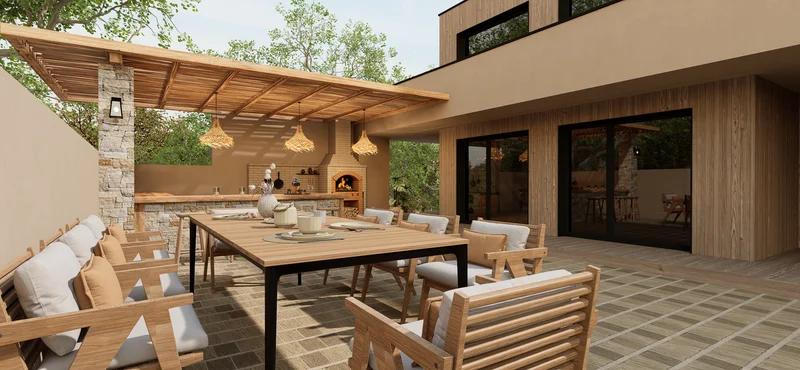 Modern Mediterranean Style: Private Garden Social Hub - 4