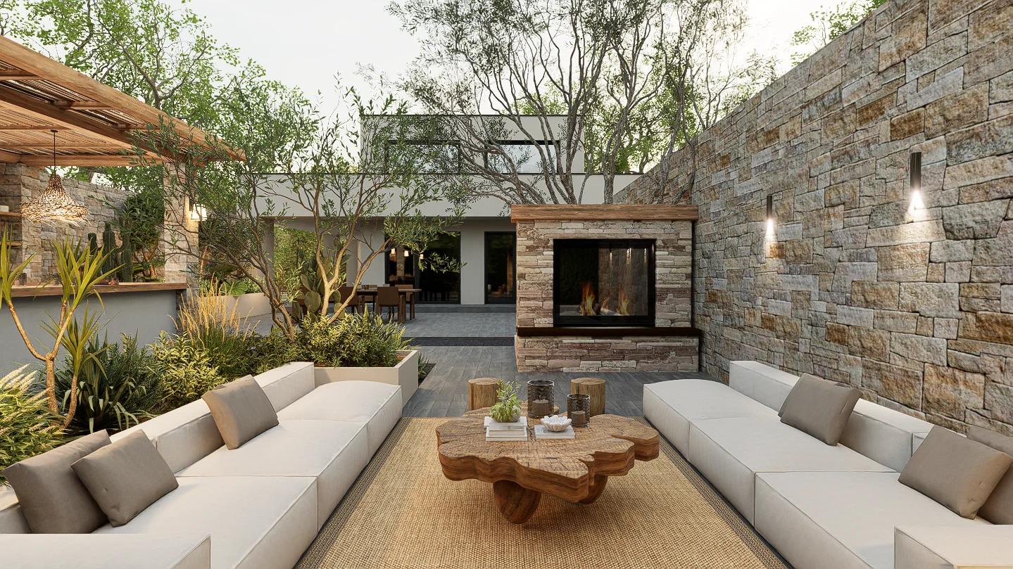 Dreaming in Private Domain: A Serene Symphony of Light, Stone, Wood, and the Art of Living - 1