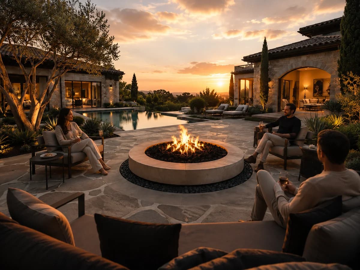 Design del focolare da giardino: come creare un punto focale per aumentare la convivialità e il calore del tuo spazio esterno