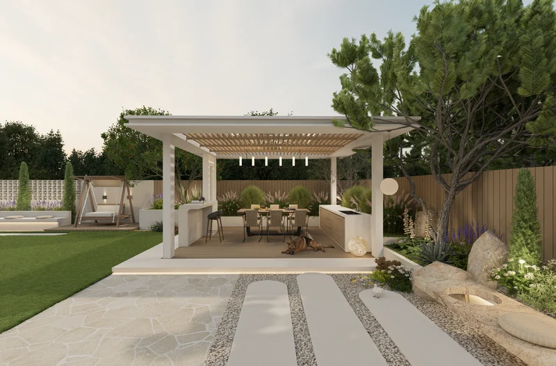 Modern Naturalism and Multi-Social Courtyard Design