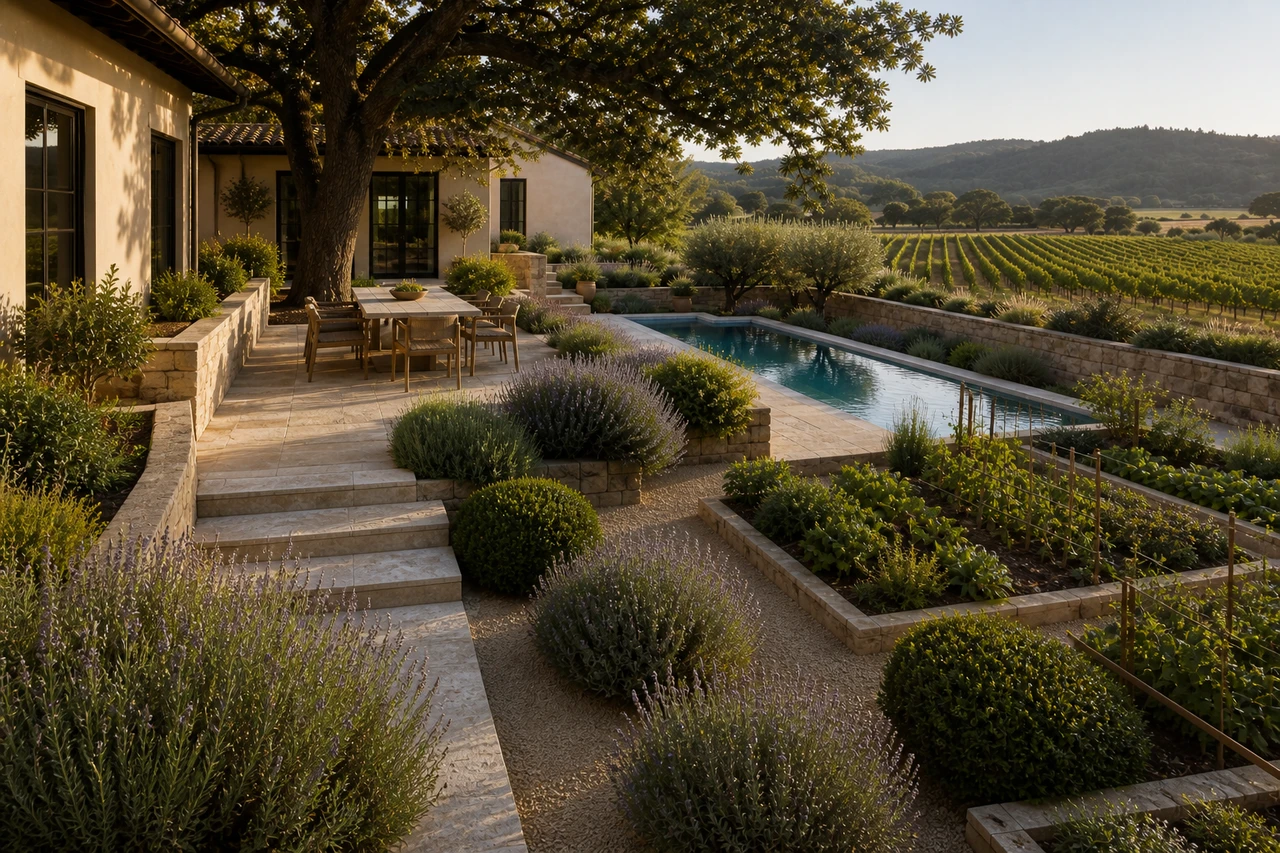 A Vineyard-Edge Dining Garden for a Sonoma Farmhouse – Project parameters