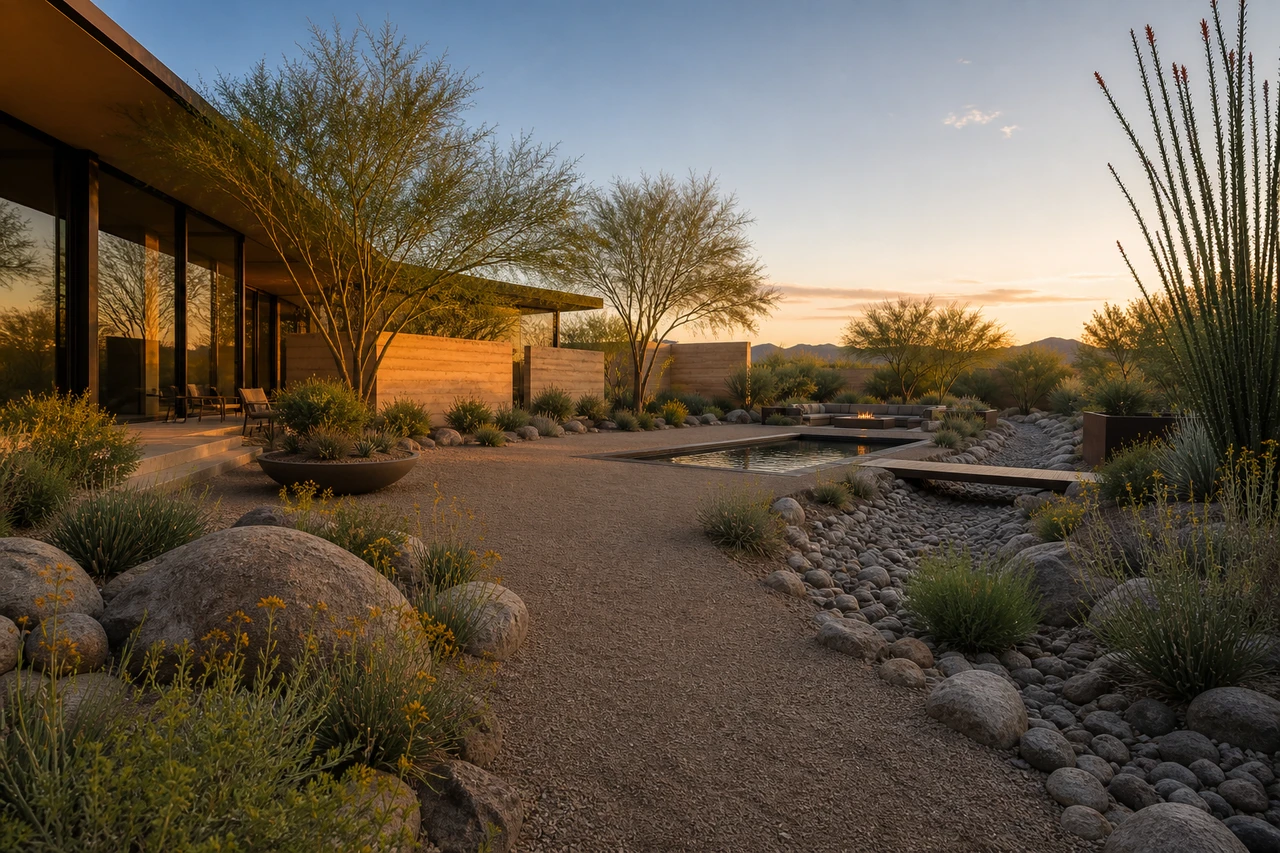 Un cortile lavato dal deserto per una residenza a Scottsdale – Parametri del progetto