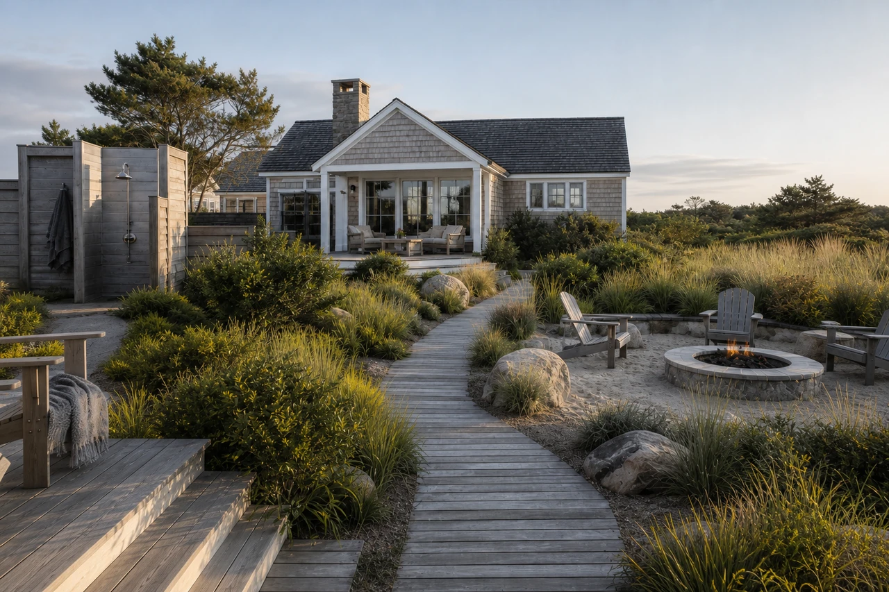 Un cortile di erbe costiere per un rifugio in stile Cape Cod – Parametri del progetto