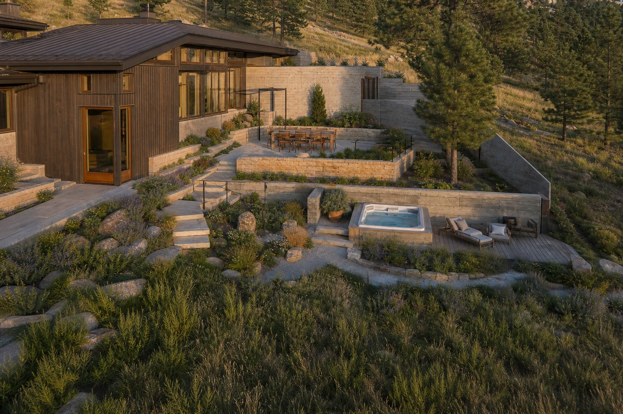A Foothill Terrace Garden for a Boulder Residence – Design philosophy