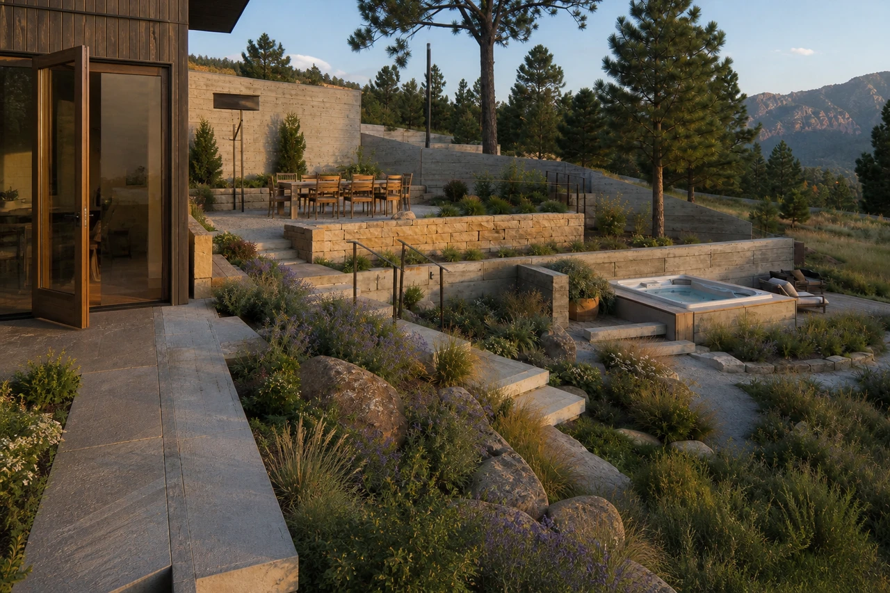 A Foothill Terrace Garden for a Boulder Residence – Outdoor experience
