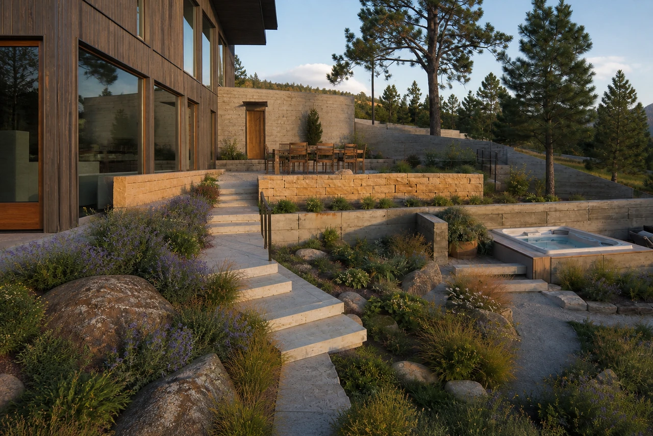 A Foothill Terrace Garden for a Boulder Residence – Project parameters