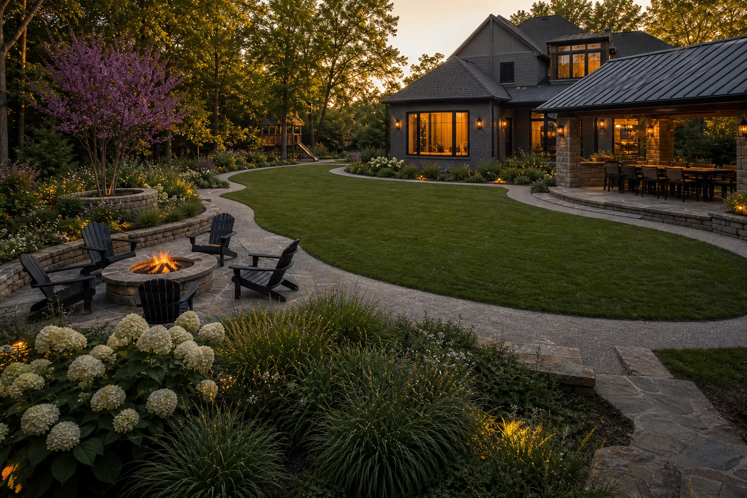 Ein Familien-Feuergarten für ein Zuhause in Nashville - image 1