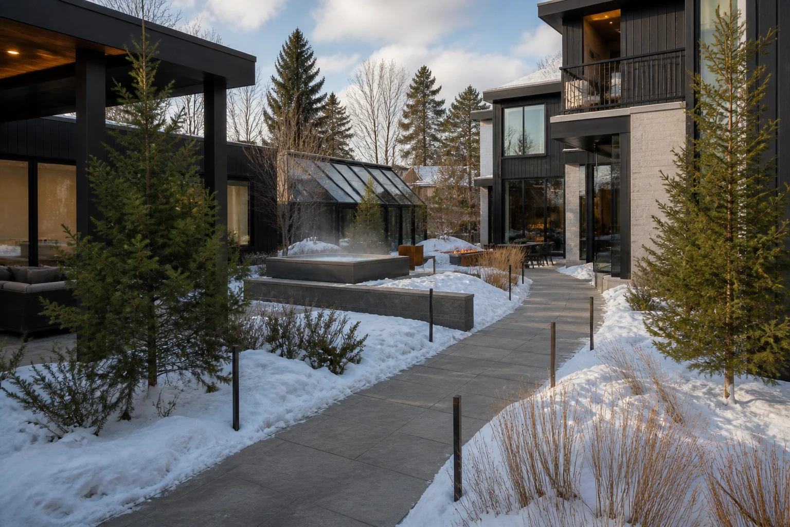Un giardino termale per tutte le stagioni per una residenza a Minneapolis - image 1