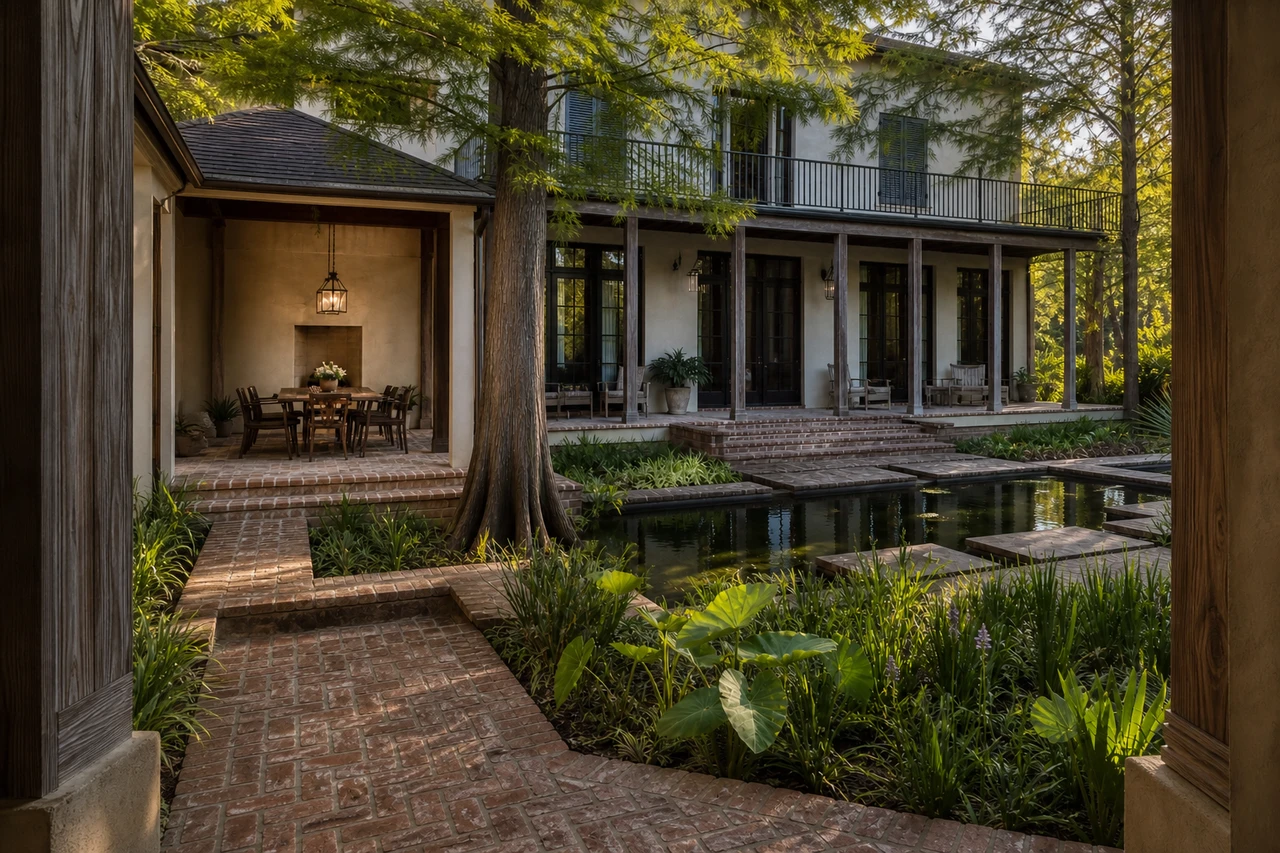 A Shaded Water Courtyard for a New Orleans Residence – Project parameters