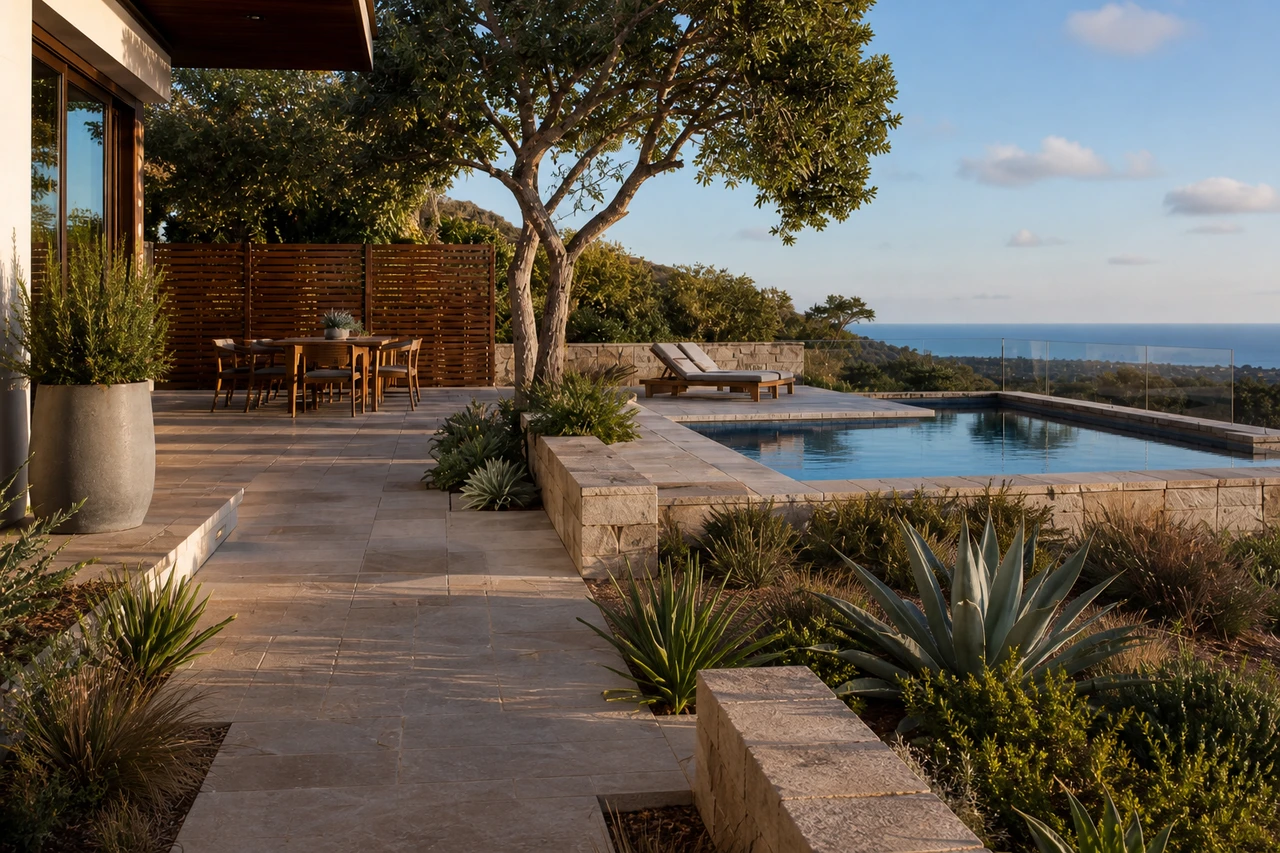 A Canyon-Edge Xeric Garden for a San Diego Home – Materials & planting