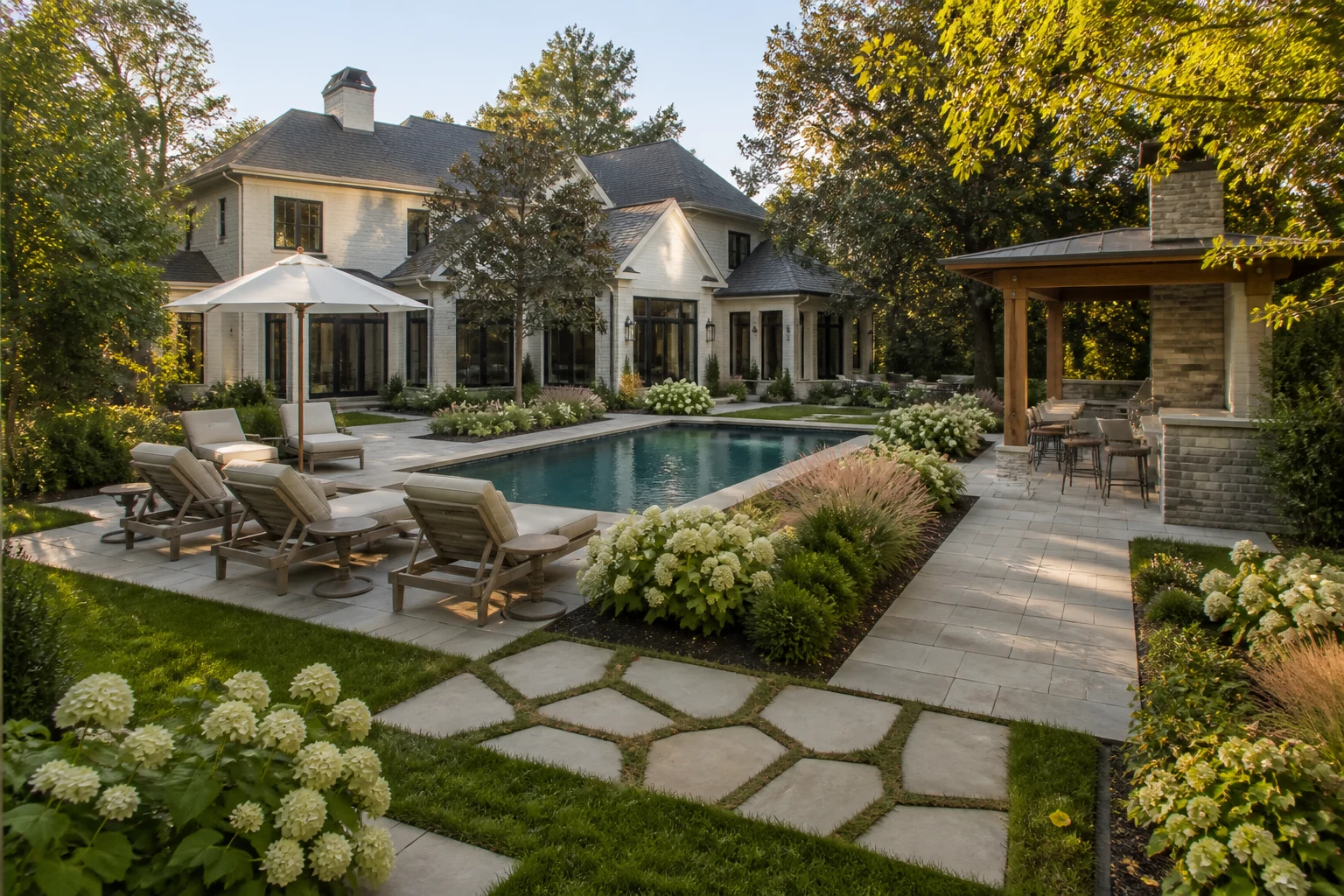 An Entertaining Garden for a Charlotte Family Home - image 1