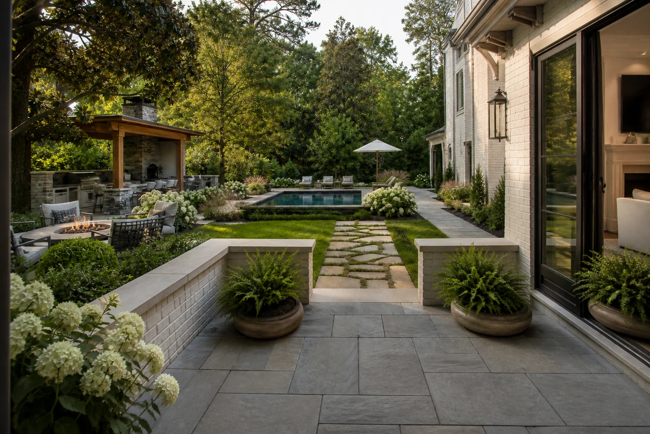 An Entertaining Garden for a Charlotte Family Home – Outdoor experience