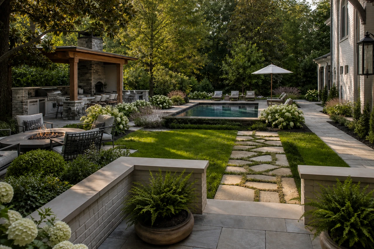 An Entertaining Garden for a Charlotte Family Home – Project parameters