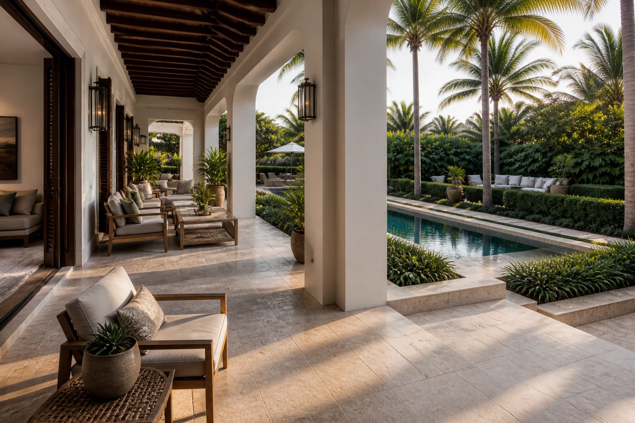 A Breezy Coastal Garden for a Palm Beach Villa – Outdoor experience