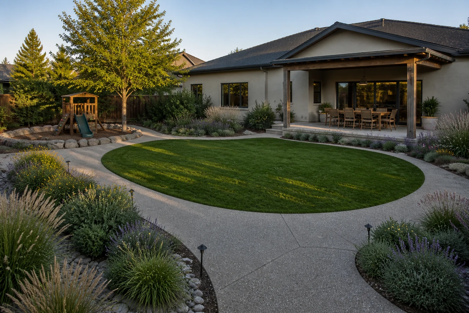 Ein wasserbewusster Familiengarten für ein Zuhause in Boise - image 1