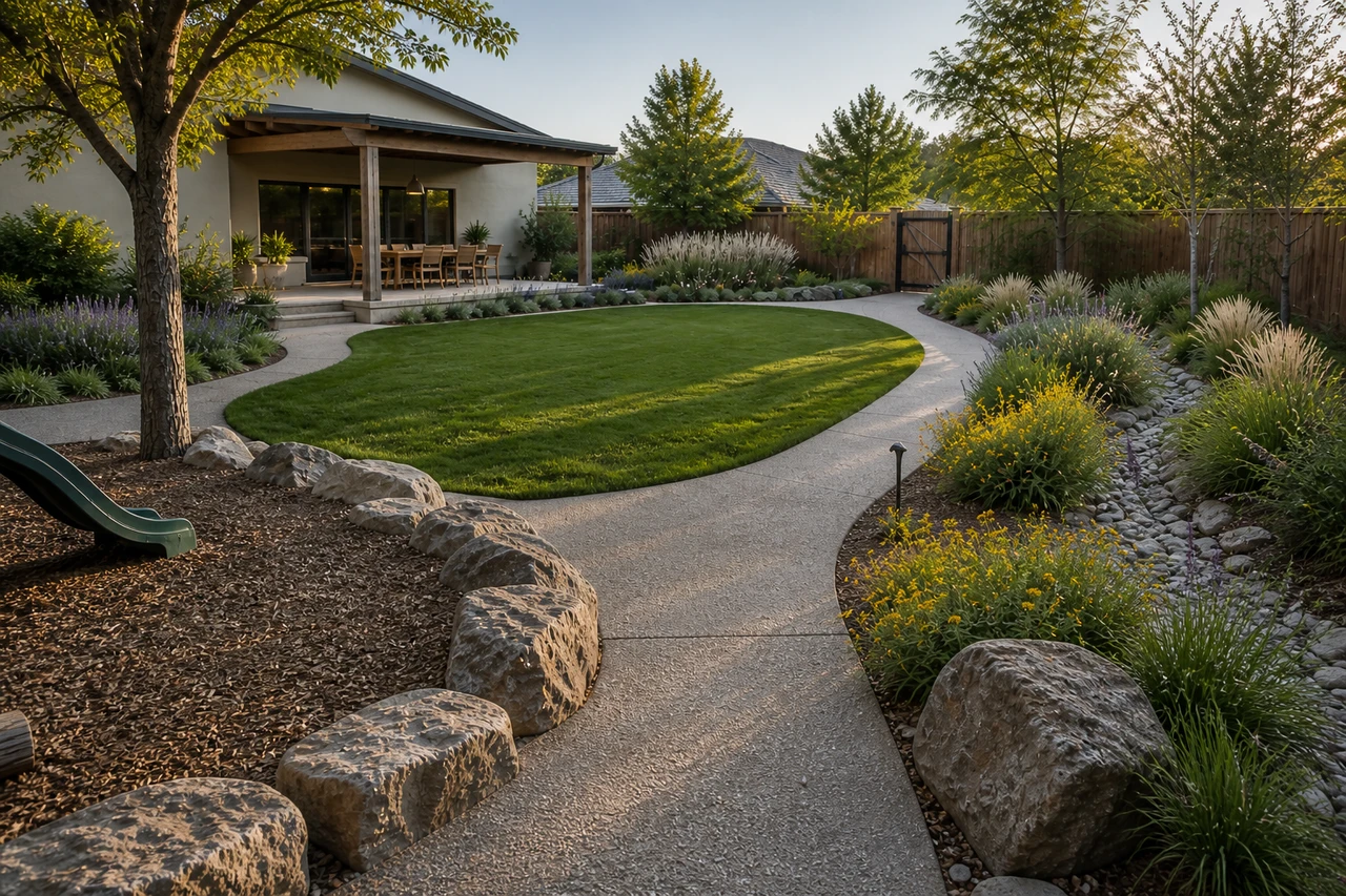 Ein wasserbewusster Familiengarten für ein Zuhause in Boise – Projektparameter