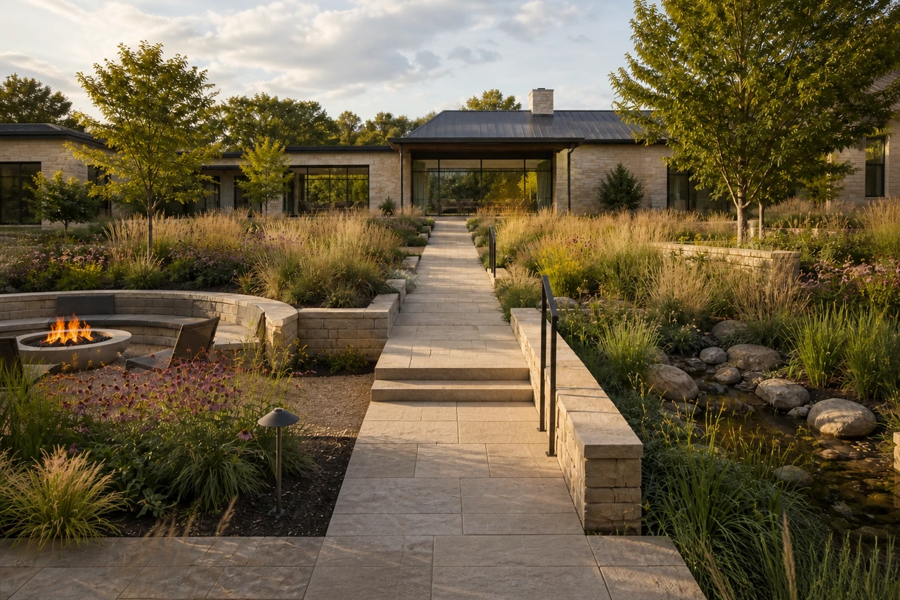 Un patio de pradera para una residencia en Kansas City – Parámetros del proyecto