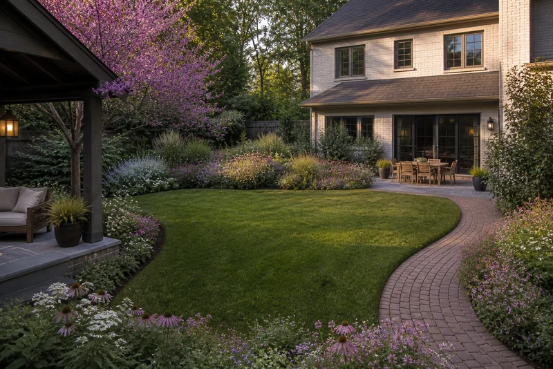 A Pollinator Courtyard for a Raleigh Family Home