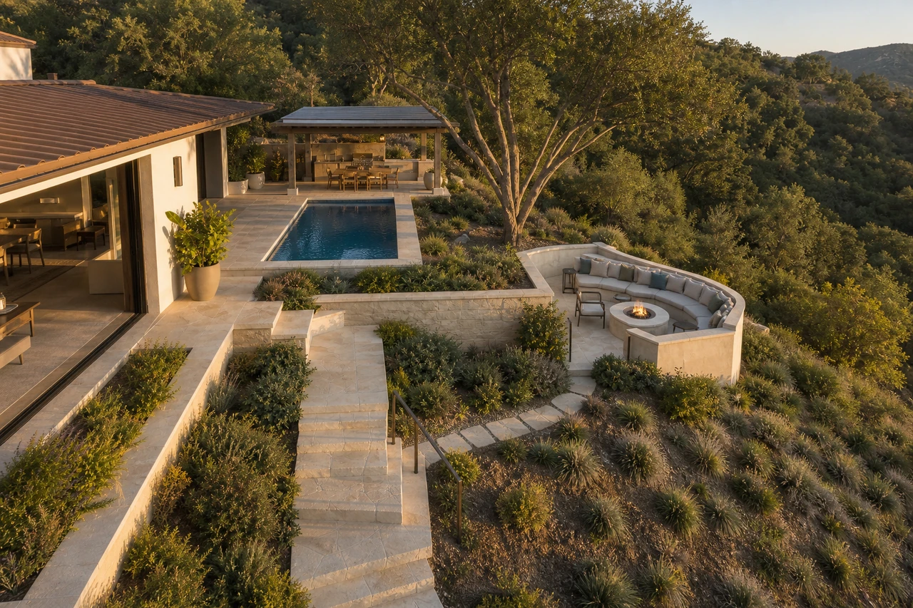 A Terraced Canyon Garden for a Los Angeles Home – Design philosophy
