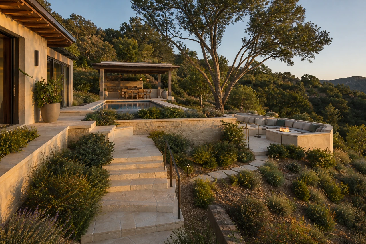 A Terraced Canyon Garden for a Los Angeles Home – Project parameters