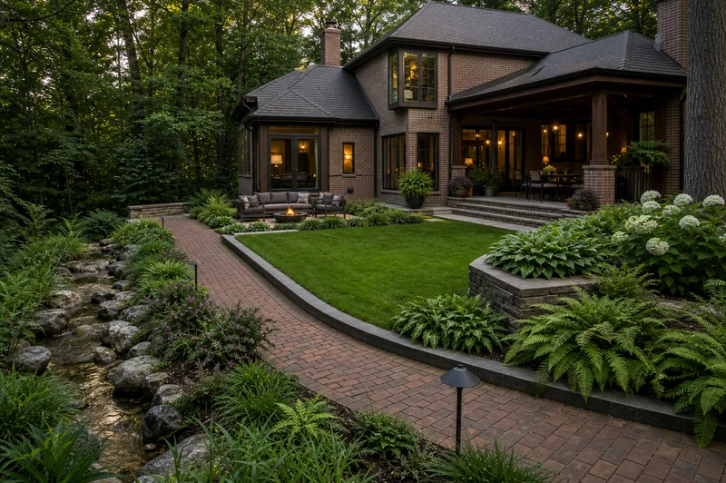 A Layered Shade Garden for an Atlanta Family Home