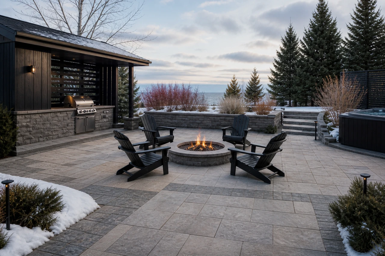 A Lake-Effect Winter Garden for a Cleveland Home – Materials & planting