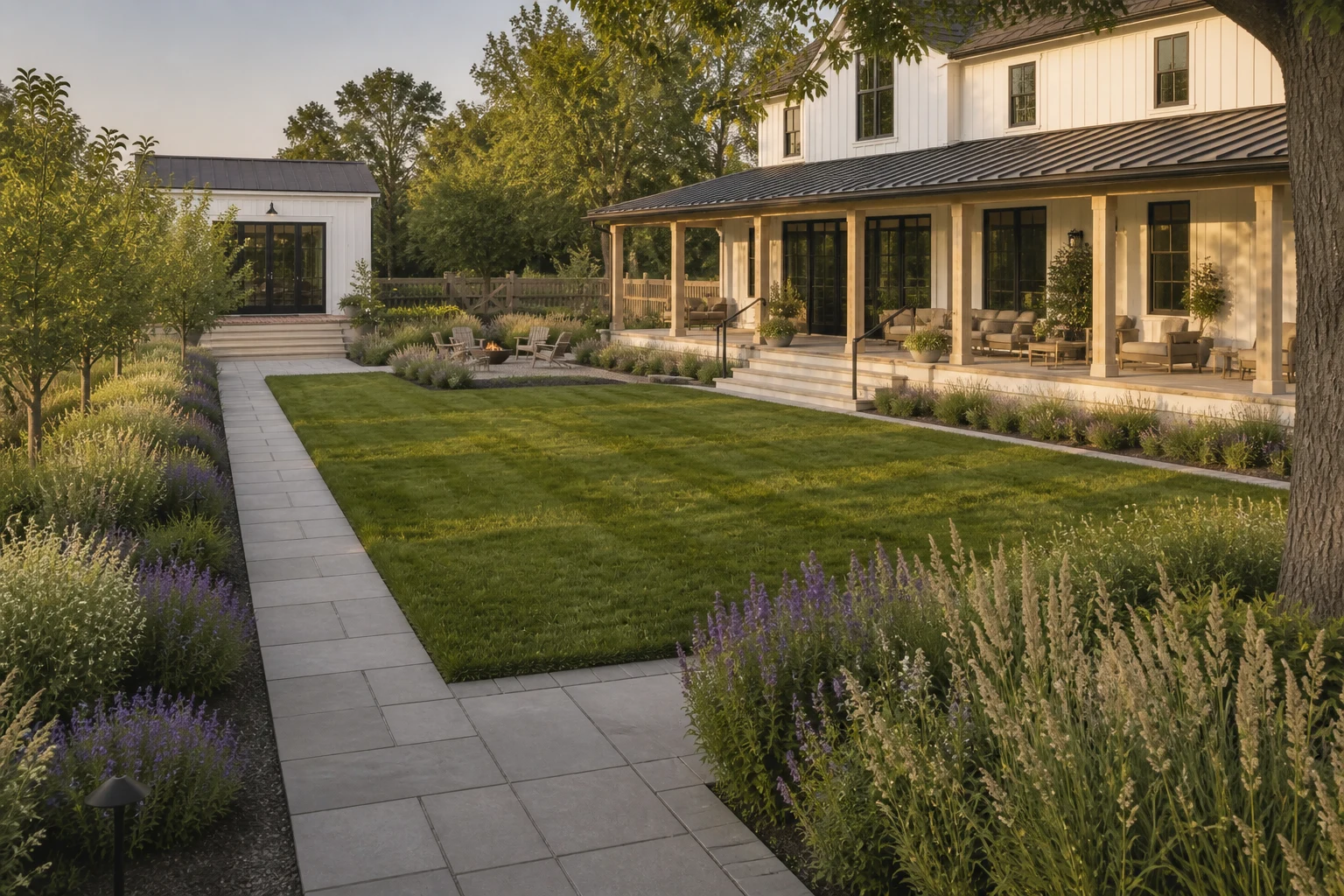 A Modern Farmhouse Garden for an Indianapolis Home - image 1