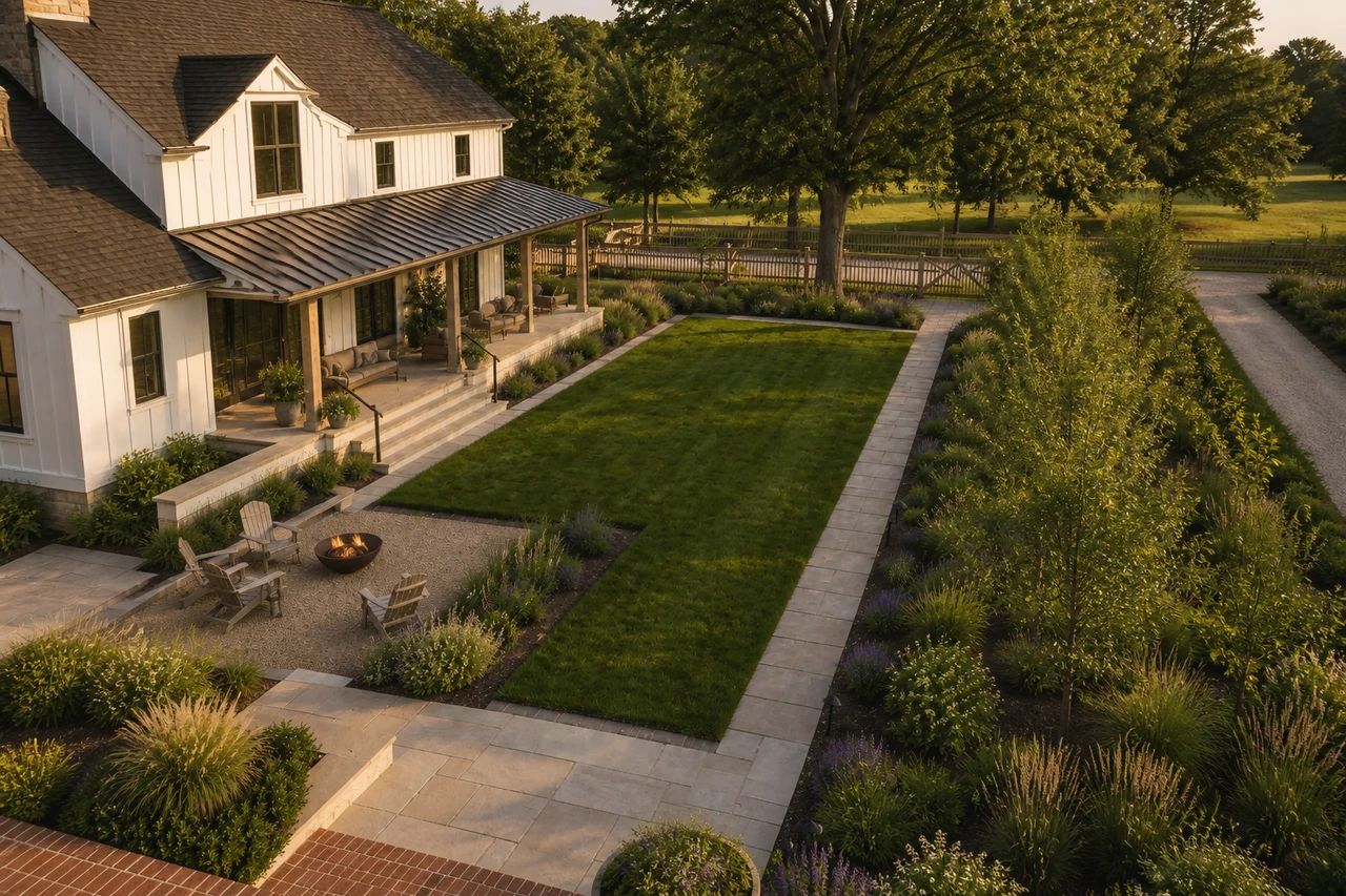 A Modern Farmhouse Garden for an Indianapolis Home – Design philosophy