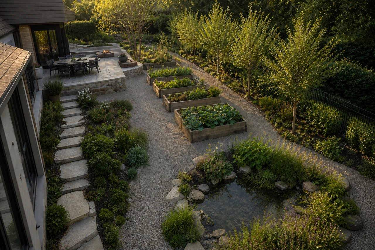An Edible Rain Garden for a Madison Residence – Design philosophy