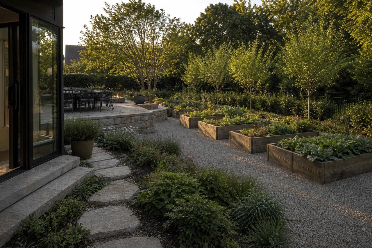 An Edible Rain Garden for a Madison Residence – Outdoor experience