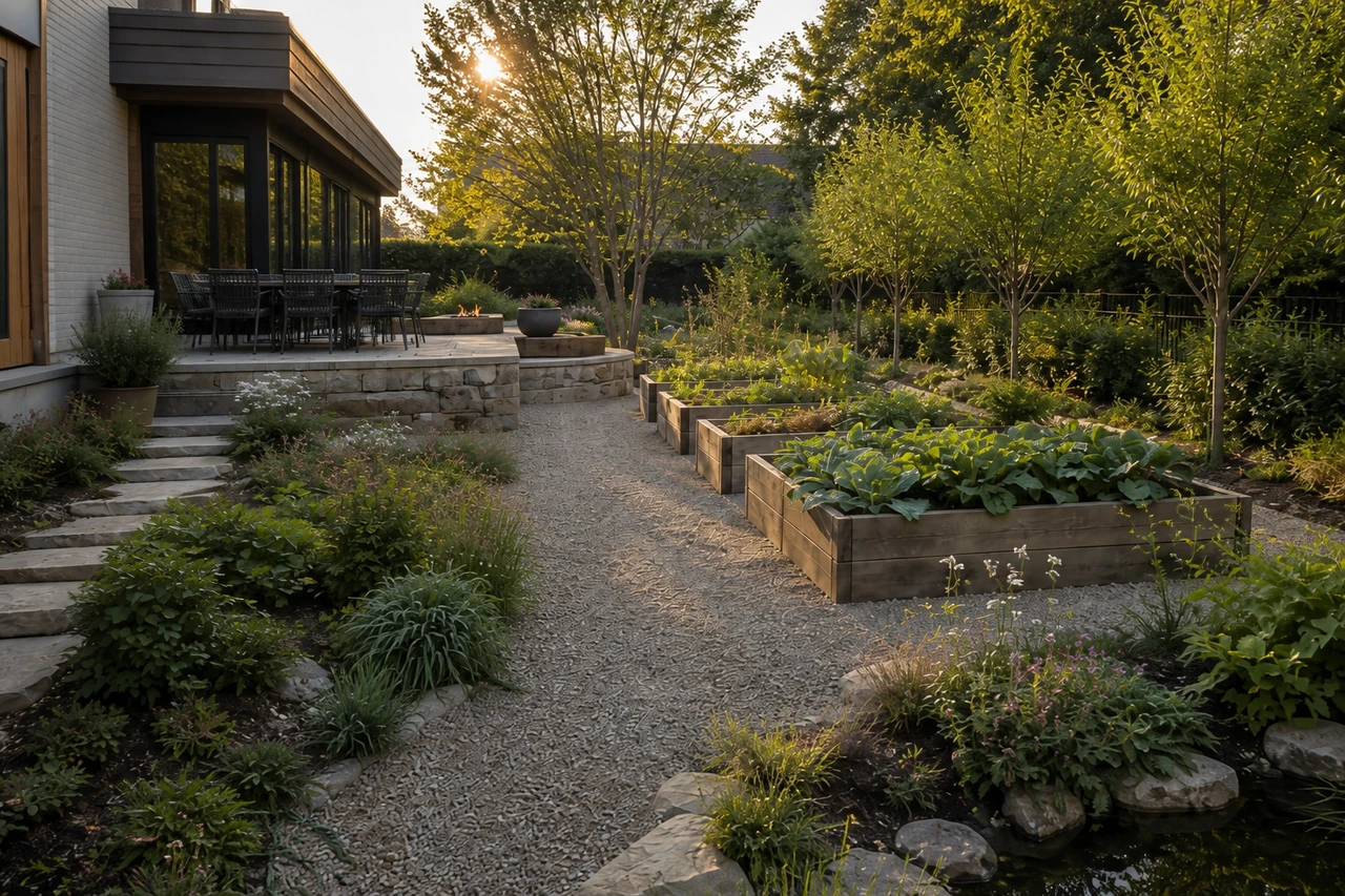An Edible Rain Garden for a Madison Residence – Project parameters