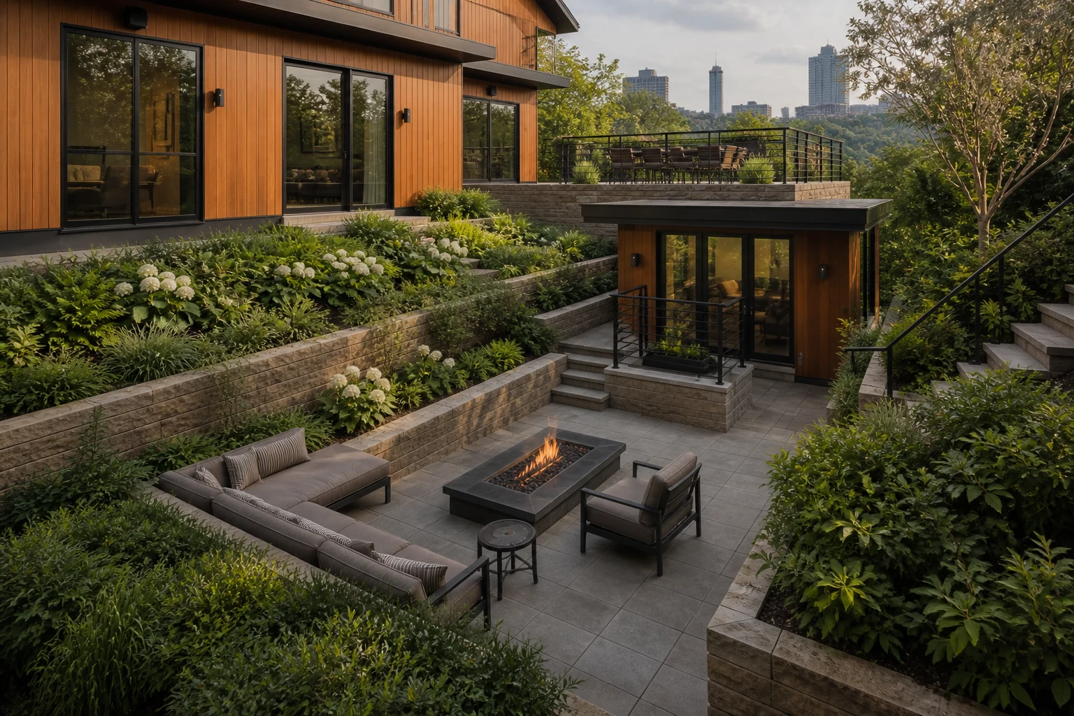 A Terraced City Garden for a Pittsburgh Hillside Home - image 1