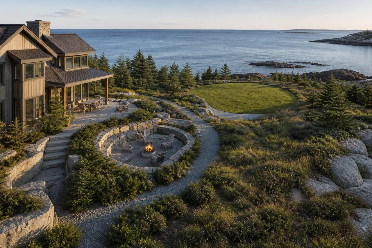 A Granite Coastal Garden for a Maine Retreat – Design philosophy