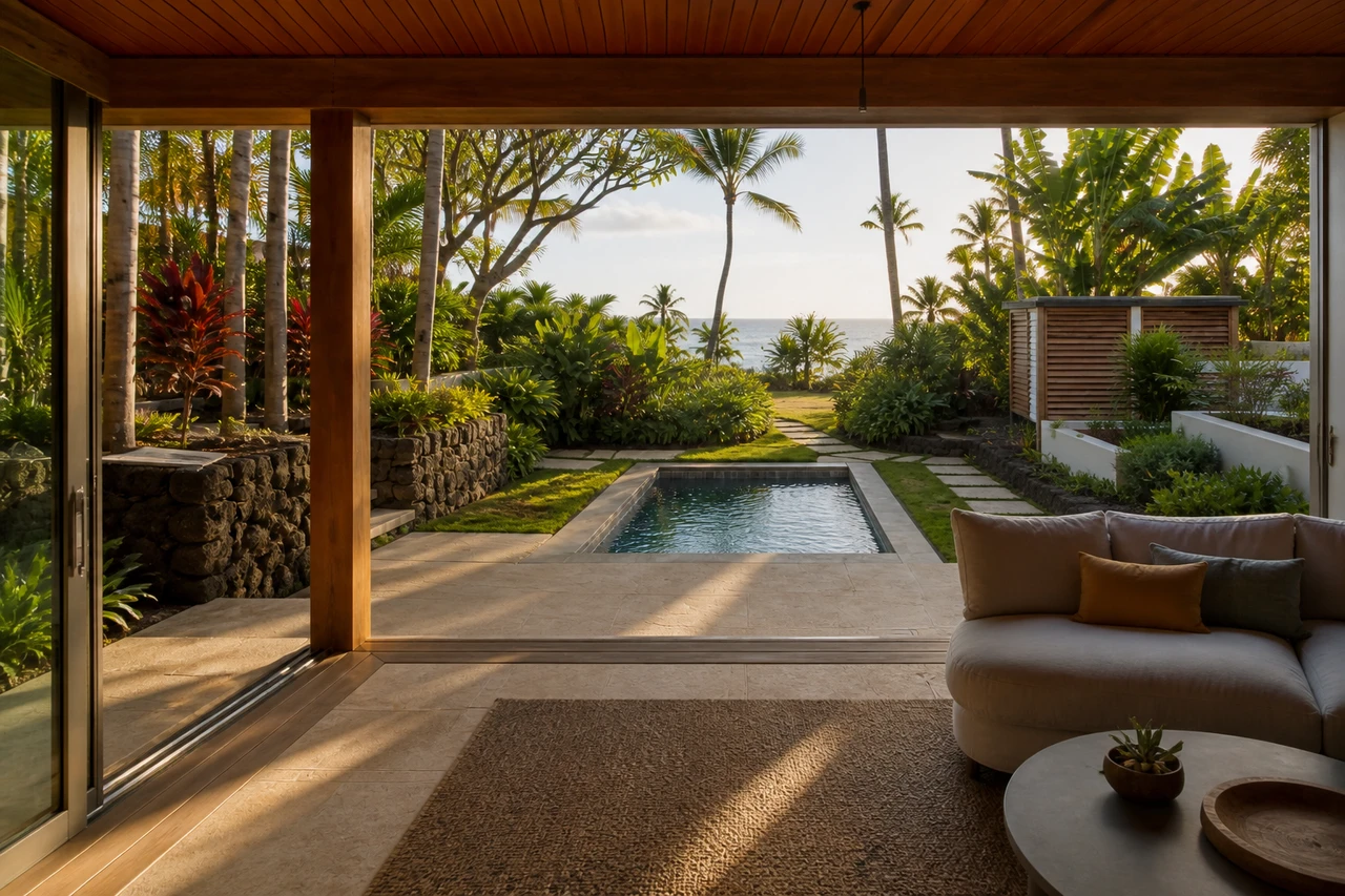 A Tropical Lanai Garden for a Honolulu Residence – Outdoor experience