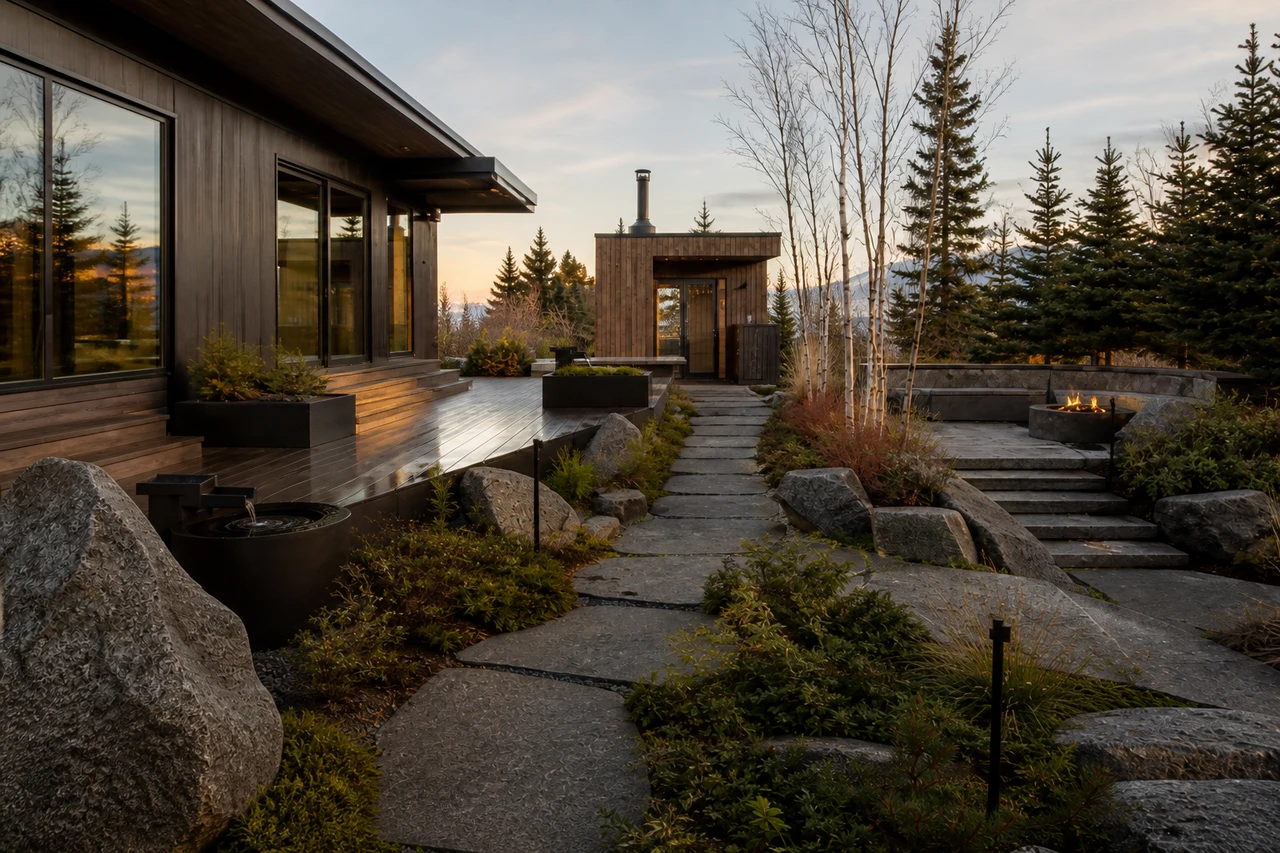 A Boreal Courtyard for an Anchorage Home – Project parameters