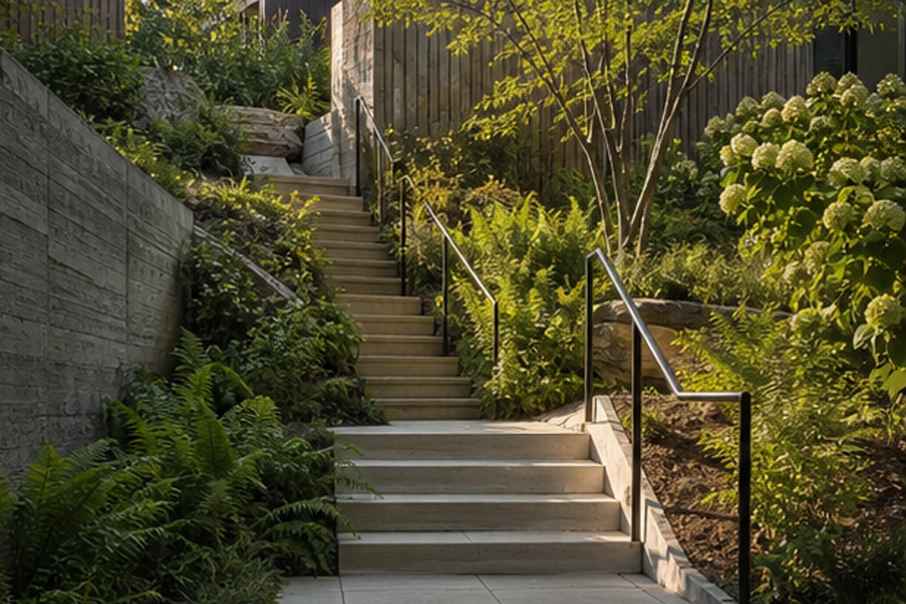 A Ravine-Edge Terrace Garden for a Toronto Home – Outdoor experience
