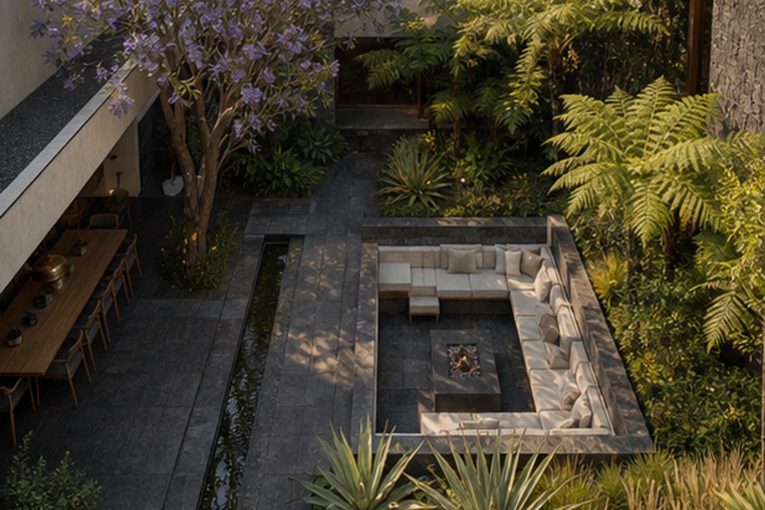 A Volcanic-Stone Courtyard for a Mexico City Home - image 1