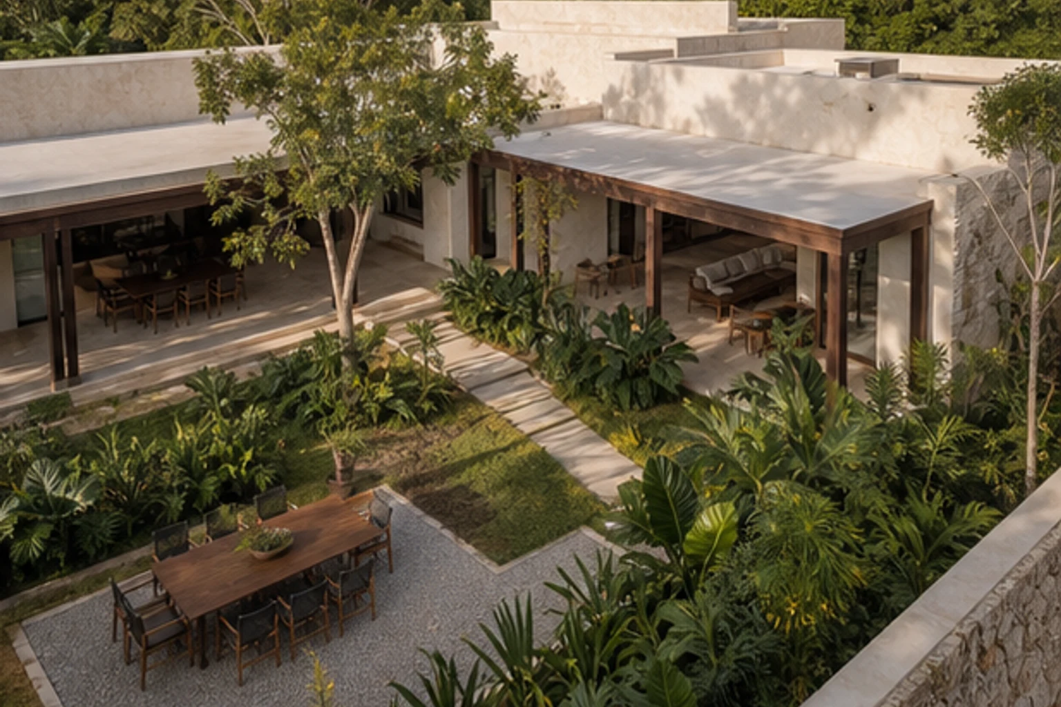 A Breeze-First Courtyard for a Merida Villa - image 1