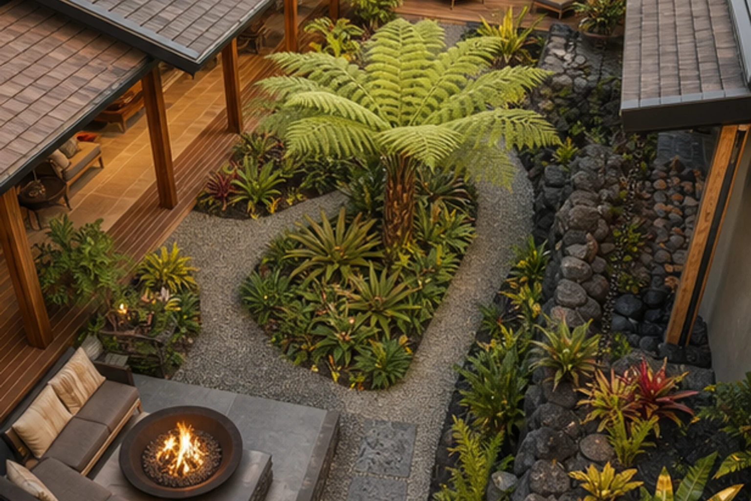 A Cloud-Forest Courtyard for a San Jose Home - image 1