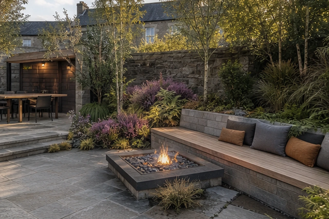 A Stone-and-Heath Courtyard for an Edinburgh Home – Design philosophy