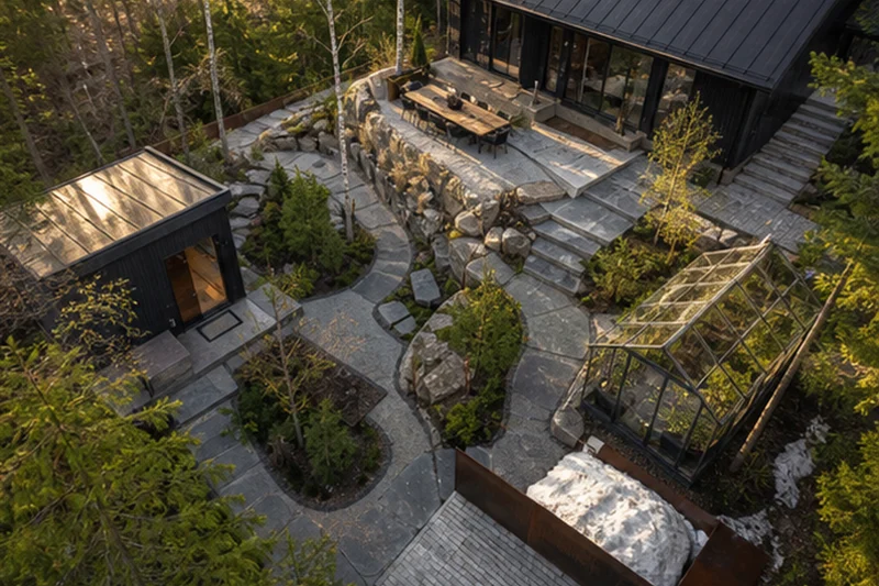 A Sauna Woodland Court for a Helsinki Residence