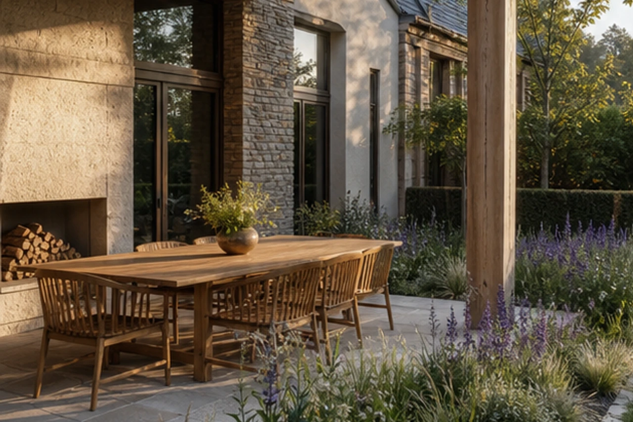An Alpine-Modern Courtyard for a Munich Home – Design philosophy