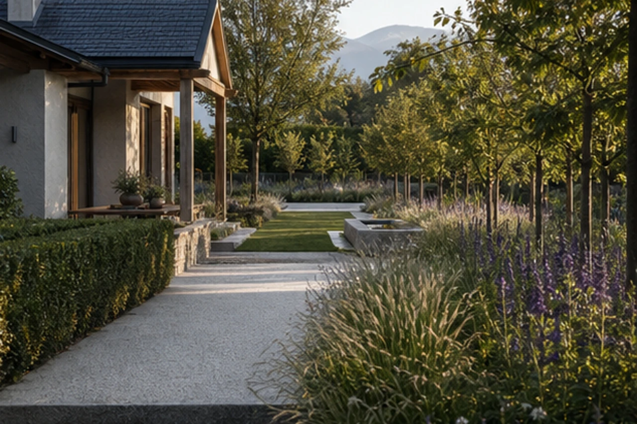 An Alpine-Modern Courtyard for a Munich Home – Outdoor experience