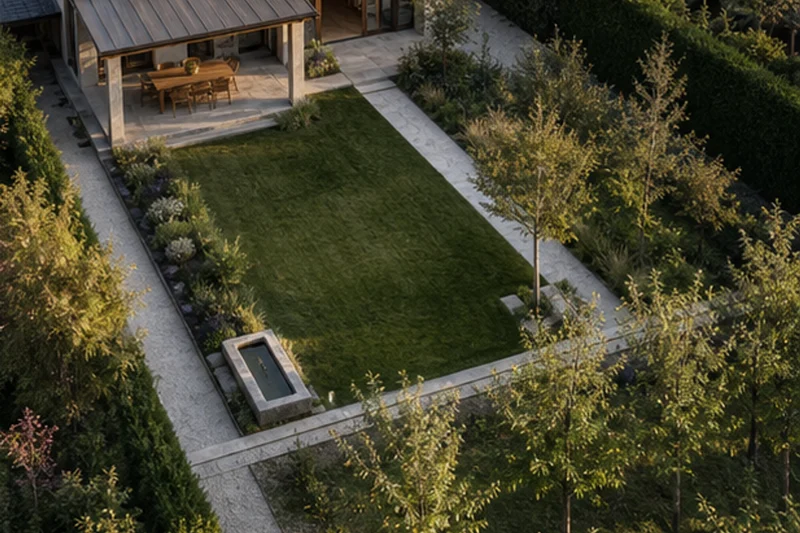An Alpine-Modern Courtyard for a Munich Home