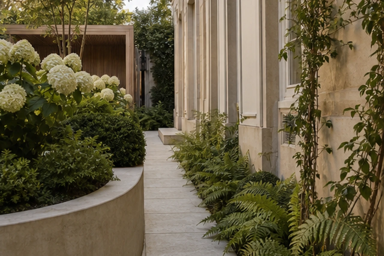 A Garden Salon for a Paris Townhouse – Outdoor experience