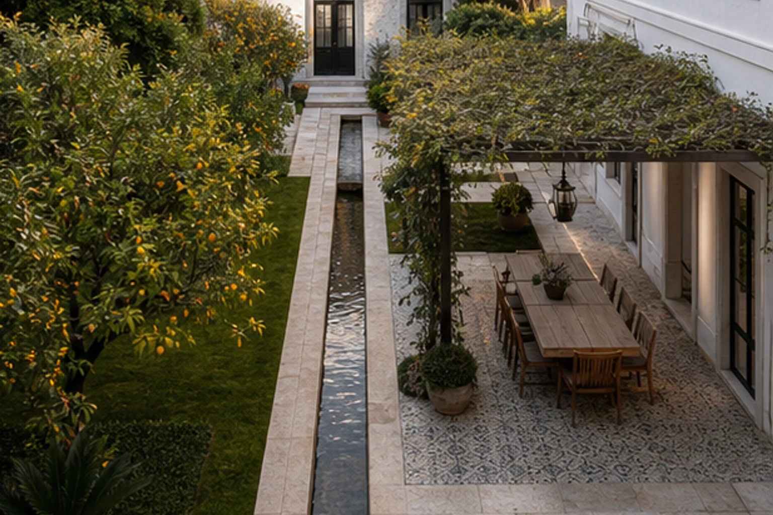 A Tiled Courtyard Garden for a Lisbon Home - image 1