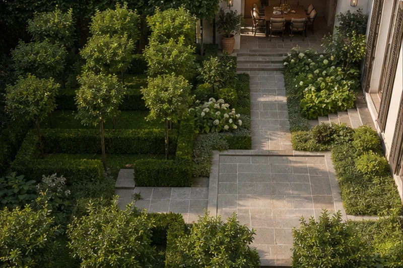 A Contemporary Courtyard Orchard for Milan